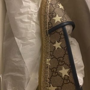 Gucci Shoes | New Gucci Girls Star Espadrilles